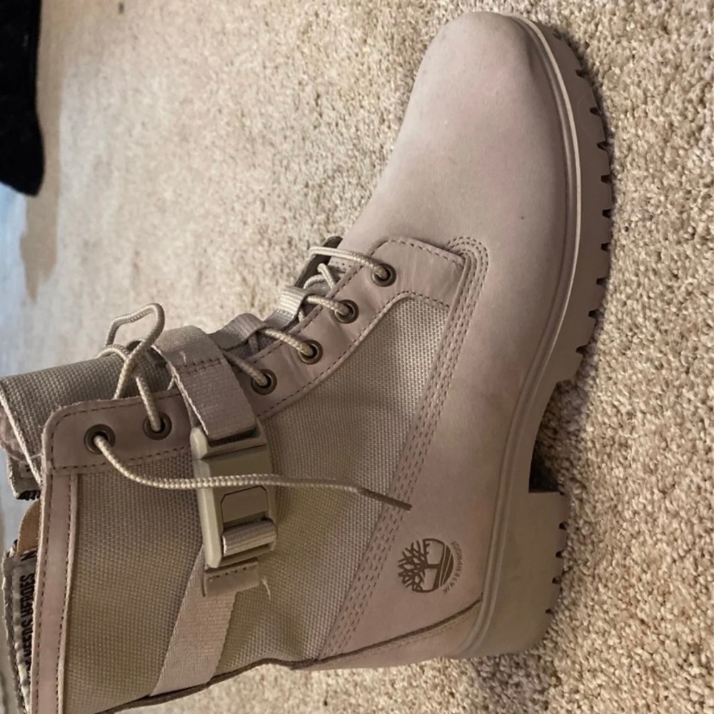 Tan timberland boots